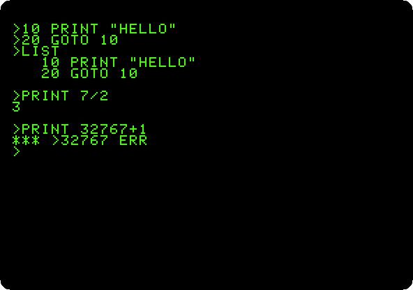 Integer BASIC