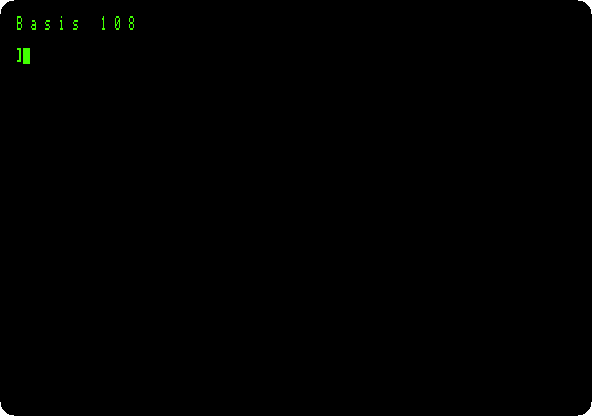 The Basis 108 switched on