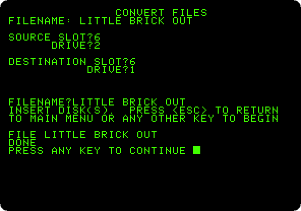 The file converted