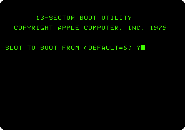 The 13-sector boot utility