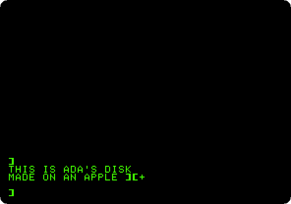 Started from our own diskette