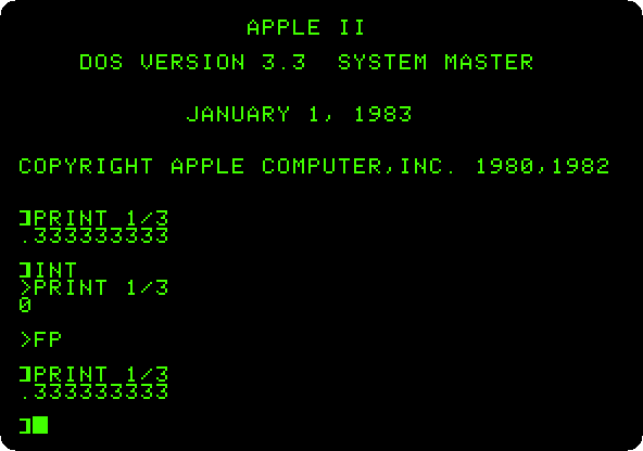 Integer BASIC and Applesoft on one Apple II+