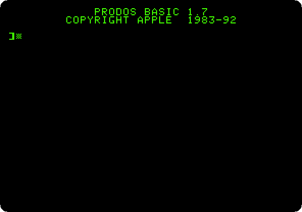 ProDOS BASIC