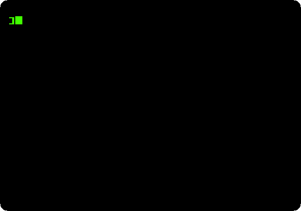 The program running